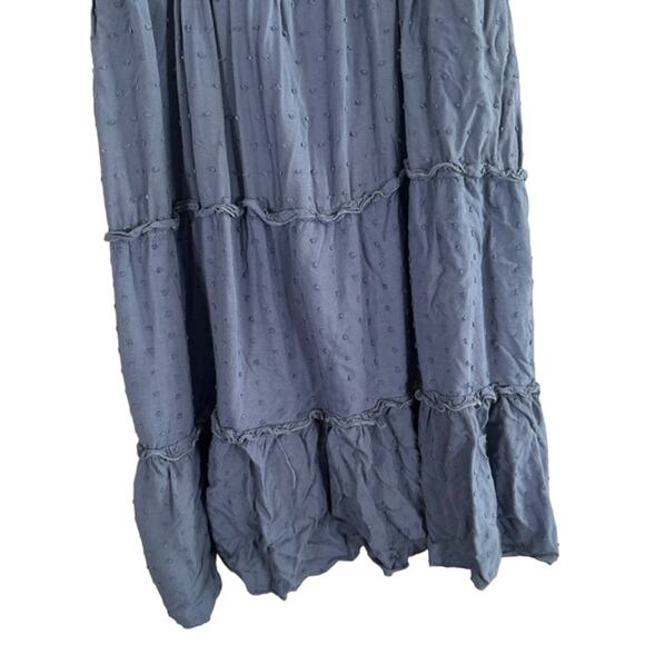 Shein Blue Sleeveless Tied String Flowy Dotted Mini Dress Women Sz XS - Picture 4 of 9